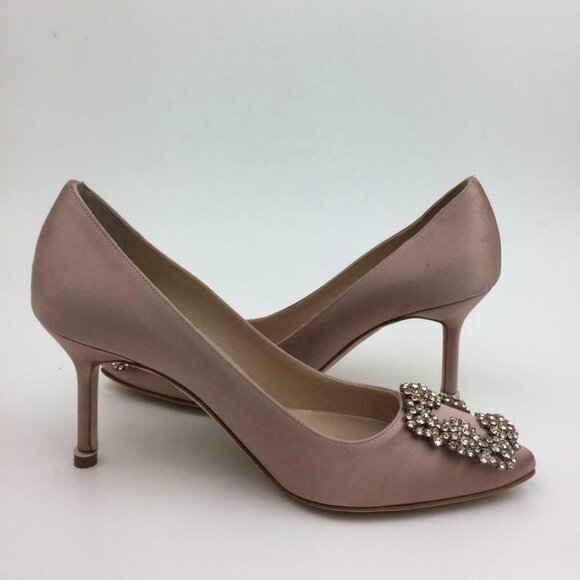 MANOLO BLAHNIK Hangisi Pump sz 6.5 - Picture 11 of 13